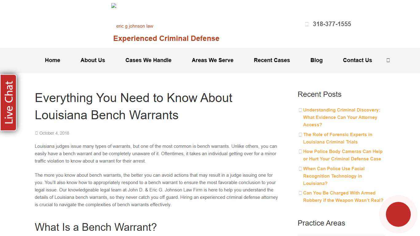 Everything You Need to Know About Louisiana Bench Warrants